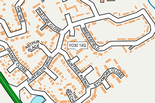 YO30 1XG map - OS OpenMap – Local (Ordnance Survey) YO30 1XG map - OS OpenMap – Local (Ordnance Survey)
