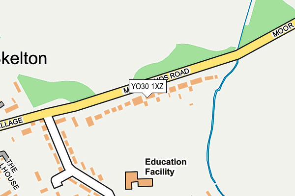 YO30 1XZ map - OS OpenMap – Local (Ordnance Survey)