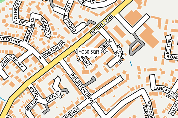 YO30 5QR map - OS OpenMap – Local (Ordnance Survey) YO30 5QR map - OS OpenMap – Local (Ordnance Survey)