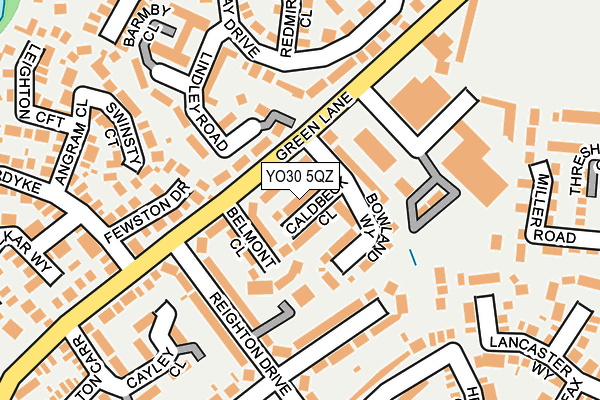 YO30 5QZ map - OS OpenMap – Local (Ordnance Survey) YO30 5QZ map - OS OpenMap – Local (Ordnance Survey)