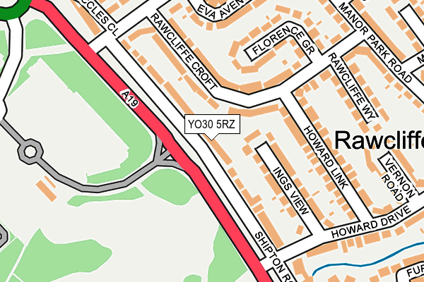 YO30 5RZ map - OS OpenMap – Local (Ordnance Survey) YO30 5RZ map - OS OpenMap – Local (Ordnance Survey)