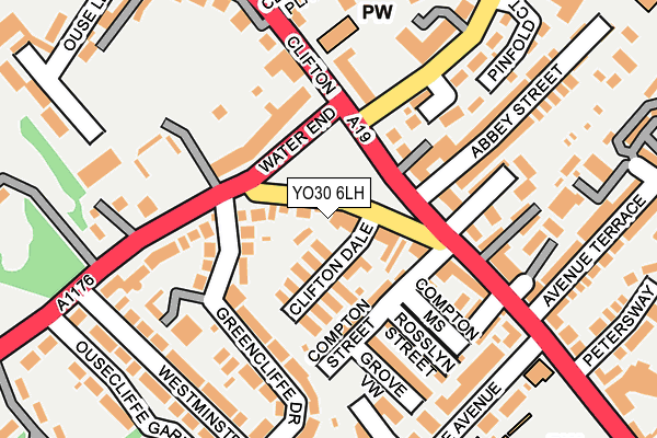 YO30 6LH map - OS OpenMap – Local (Ordnance Survey) YO30 6LH map - OS OpenMap – Local (Ordnance Survey)