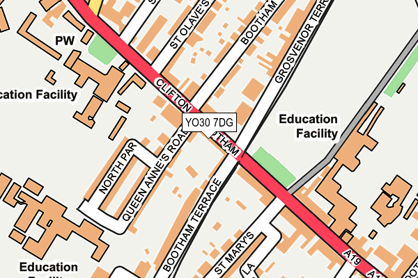 YO30 7DG map - OS OpenMap – Local (Ordnance Survey) YO30 7DG map - OS OpenMap – Local (Ordnance Survey)