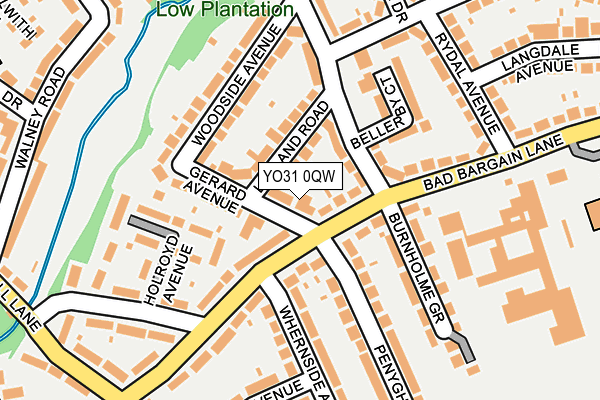 YO31 0QW map - OS OpenMap – Local (Ordnance Survey) YO31 0QW map - OS OpenMap – Local (Ordnance Survey)