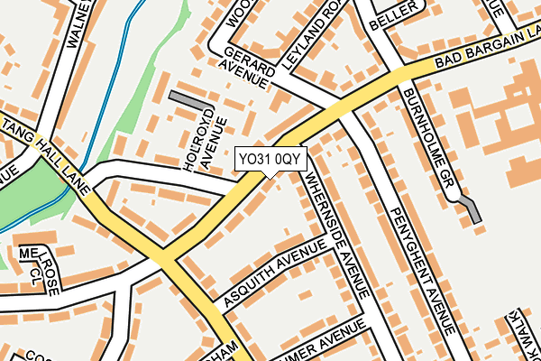 YO31 0QY map - OS OpenMap – Local (Ordnance Survey) YO31 0QY map - OS OpenMap – Local (Ordnance Survey)