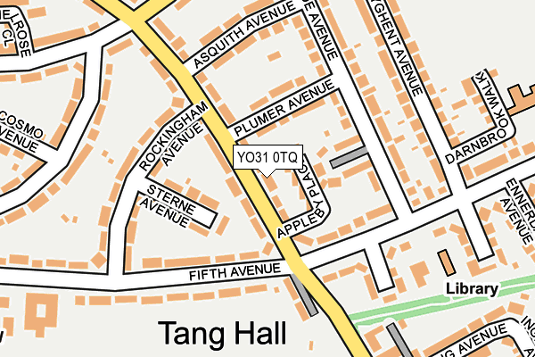 YO31 0TQ map - OS OpenMap – Local (Ordnance Survey) YO31 0TQ map - OS OpenMap – Local (Ordnance Survey)