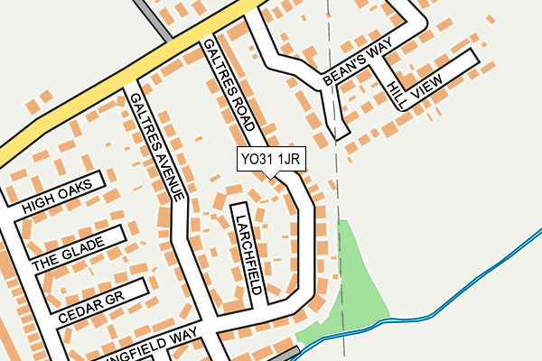 YO31 1JR map - OS OpenMap – Local (Ordnance Survey) YO31 1JR map - OS OpenMap – Local (Ordnance Survey)