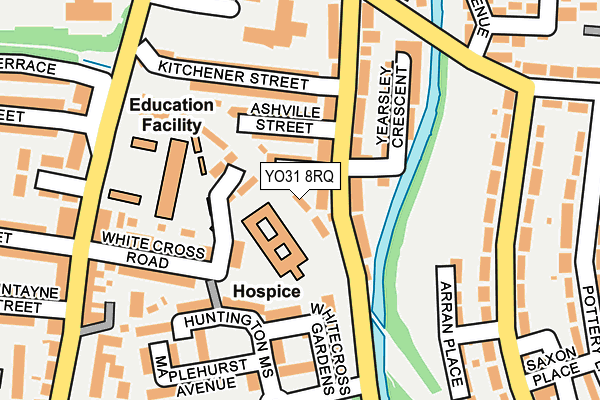 YO31 8RQ map - OS OpenMap – Local (Ordnance Survey) YO31 8RQ map - OS OpenMap – Local (Ordnance Survey)