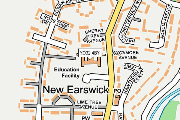 YO32 4BY map - OS OpenMap – Local (Ordnance Survey) YO32 4BY map - OS OpenMap – Local (Ordnance Survey)