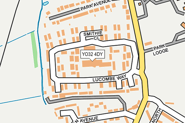 YO32 4DY map - OS OpenMap – Local (Ordnance Survey) YO32 4DY map - OS OpenMap – Local (Ordnance Survey)