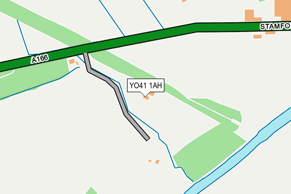 YO41 1AH map - OS OpenMap – Local (Ordnance Survey) YO41 1AH map - OS OpenMap – Local (Ordnance Survey)