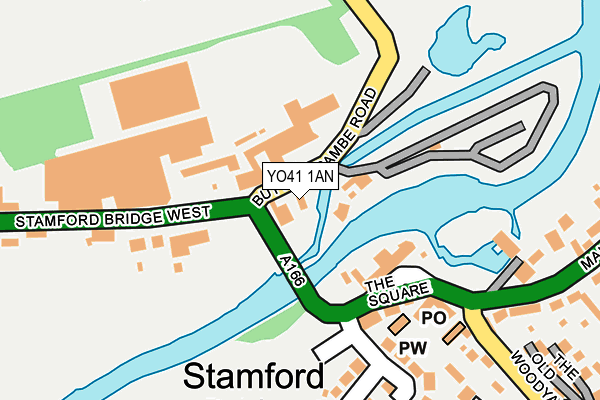 YO41 1AN map - OS OpenMap – Local (Ordnance Survey) YO41 1AN map - OS OpenMap – Local (Ordnance Survey)