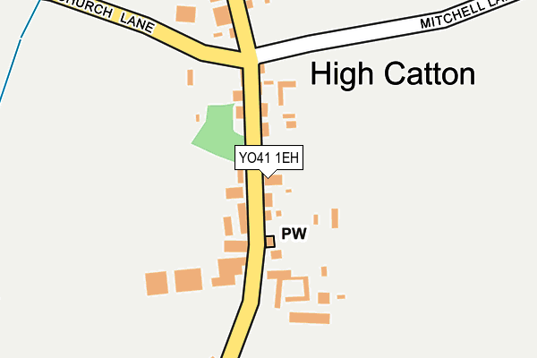 YO41 1EH map - OS OpenMap – Local (Ordnance Survey) YO41 1EH map - OS OpenMap – Local (Ordnance Survey)