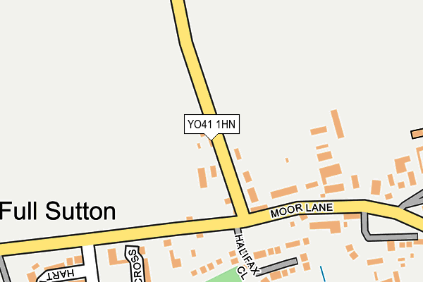 YO41 1HN map - OS OpenMap – Local (Ordnance Survey)