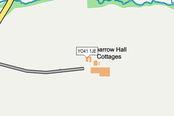 YO41 1JE map - OS OpenMap – Local (Ordnance Survey) YO41 1JE map - OS OpenMap – Local (Ordnance Survey)