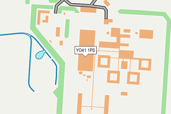 YO41 1PS map - OS OpenMap – Local (Ordnance Survey)