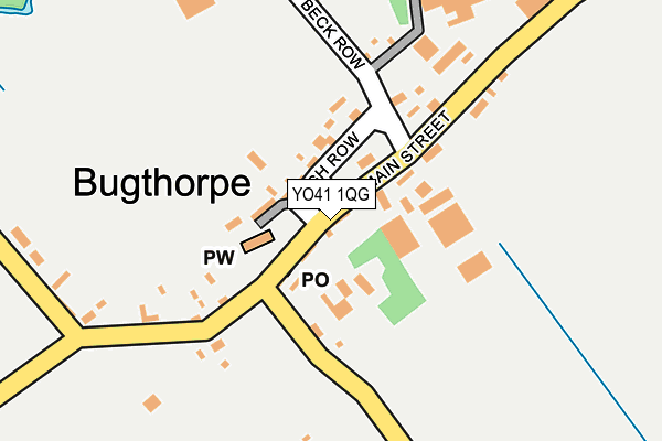 YO41 1QG map - OS OpenMap – Local (Ordnance Survey) YO41 1QG map - OS OpenMap – Local (Ordnance Survey)