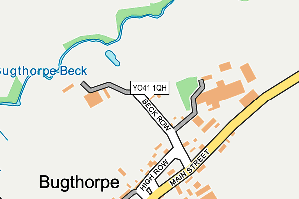 YO41 1QH map - OS OpenMap – Local (Ordnance Survey) YO41 1QH map - OS OpenMap – Local (Ordnance Survey)