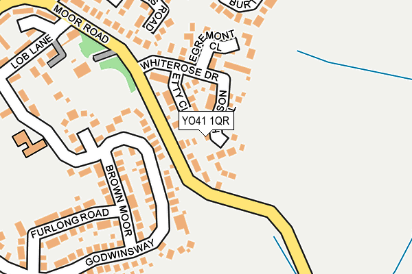 YO41 1QR map - OS OpenMap – Local (Ordnance Survey) YO41 1QR map - OS OpenMap – Local (Ordnance Survey)