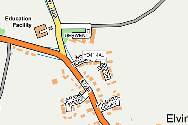YO41 4AL map - OS OpenMap – Local (Ordnance Survey) YO41 4AL map - OS OpenMap – Local (Ordnance Survey)