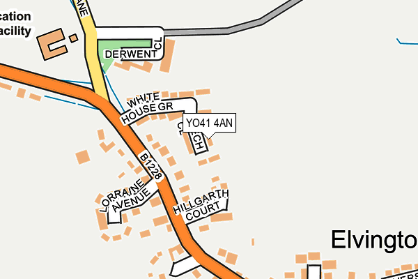 YO41 4AN map - OS OpenMap – Local (Ordnance Survey) YO41 4AN map - OS OpenMap – Local (Ordnance Survey)