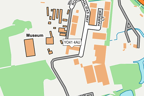 YO41 4AU map - OS OpenMap – Local (Ordnance Survey) YO41 4AU map - OS OpenMap – Local (Ordnance Survey)