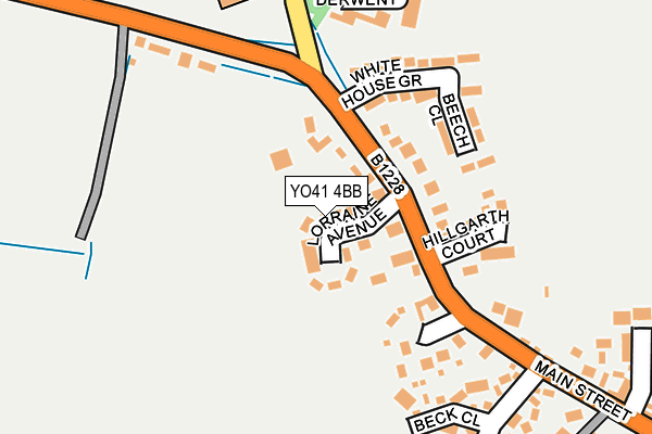 YO41 4BB map - OS OpenMap – Local (Ordnance Survey) YO41 4BB map - OS OpenMap – Local (Ordnance Survey)