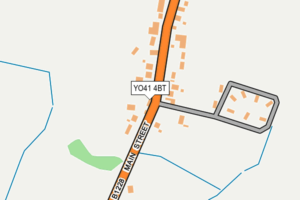 YO41 4BT map - OS OpenMap – Local (Ordnance Survey)