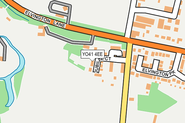 YO41 4EE map - OS OpenMap – Local (Ordnance Survey) YO41 4EE map - OS OpenMap – Local (Ordnance Survey)