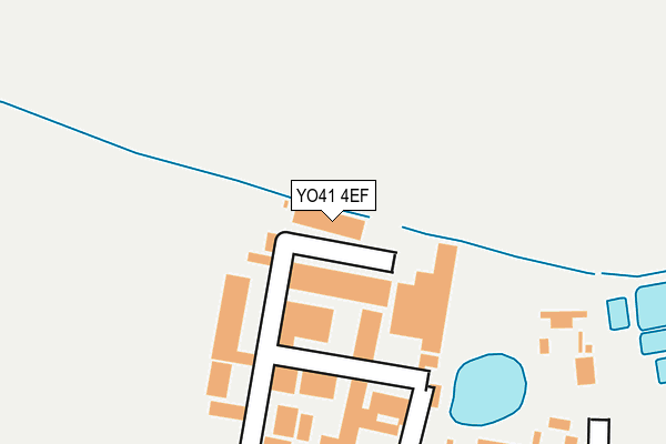 YO41 4EF map - OS OpenMap – Local (Ordnance Survey)