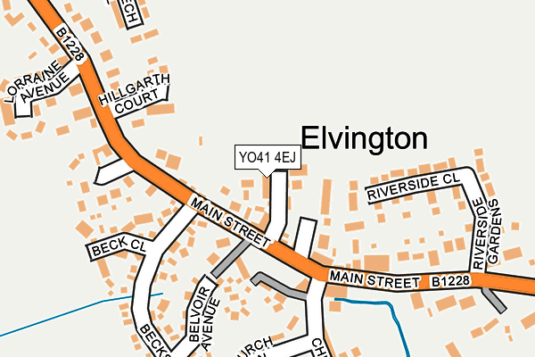 YO41 4EJ map - OS OpenMap – Local (Ordnance Survey) YO41 4EJ map - OS OpenMap – Local (Ordnance Survey)