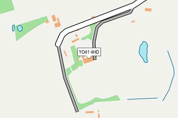 YO41 4HD map - OS OpenMap – Local (Ordnance Survey) YO41 4HD map - OS OpenMap – Local (Ordnance Survey)