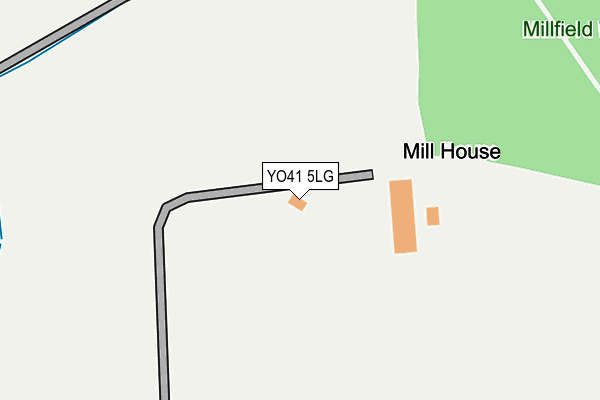 YO41 5LG map - OS OpenMap – Local (Ordnance Survey) YO41 5LG map - OS OpenMap – Local (Ordnance Survey)