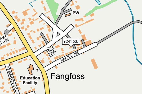 YO41 5SJ map - OS OpenMap – Local (Ordnance Survey) YO41 5SJ map - OS OpenMap – Local (Ordnance Survey)