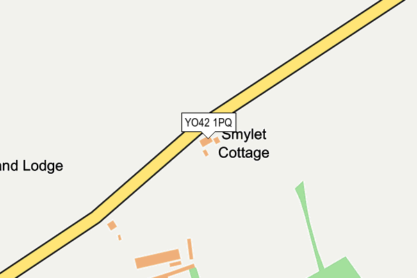 YO42 1PQ map - OS OpenMap – Local (Ordnance Survey)