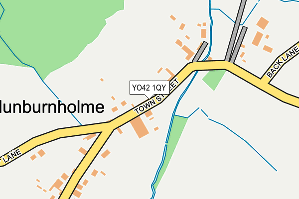 YO42 1QY map - OS OpenMap – Local (Ordnance Survey)