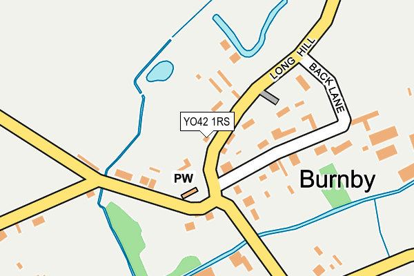 YO42 1RS map - OS OpenMap – Local (Ordnance Survey)