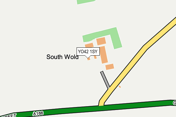 YO42 1SY map - OS OpenMap – Local (Ordnance Survey)