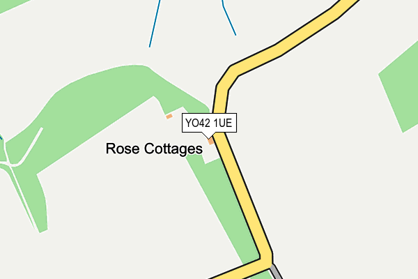YO42 1UE map - OS OpenMap – Local (Ordnance Survey)