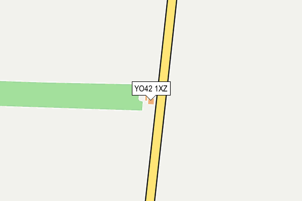 YO42 1XZ map - OS OpenMap – Local (Ordnance Survey)