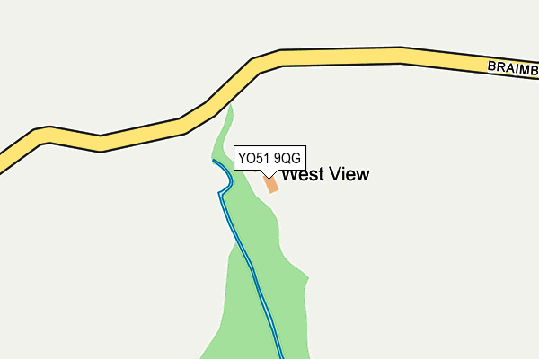 YO51 9QG map - OS OpenMap – Local (Ordnance Survey) YO51 9QG map - OS OpenMap – Local (Ordnance Survey)