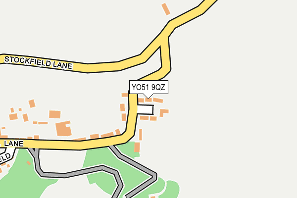 YO51 9QZ map - OS OpenMap – Local (Ordnance Survey) YO51 9QZ map - OS OpenMap – Local (Ordnance Survey)