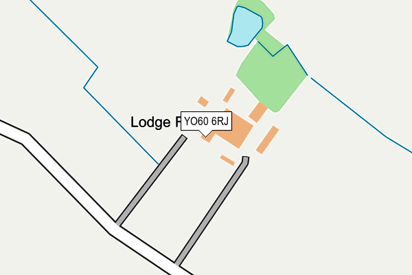 YO60 6RJ map - OS OpenMap – Local (Ordnance Survey)