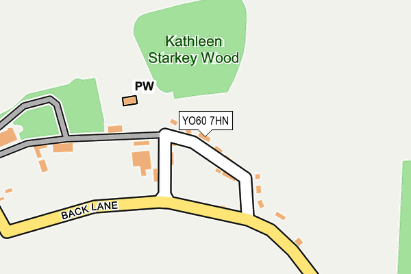 YO60 7HN map - OS OpenMap – Local (Ordnance Survey)