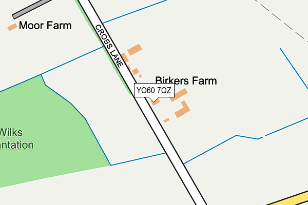 YO60 7QZ map - OS OpenMap – Local (Ordnance Survey)