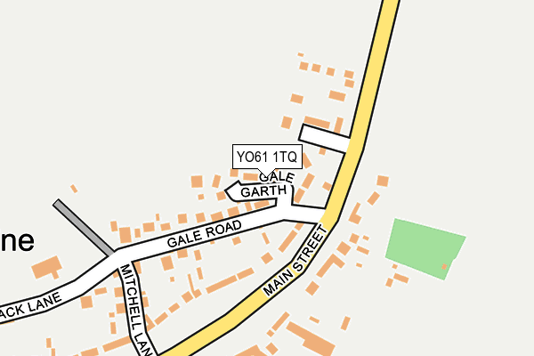 YO61 1TQ map - OS OpenMap – Local (Ordnance Survey)