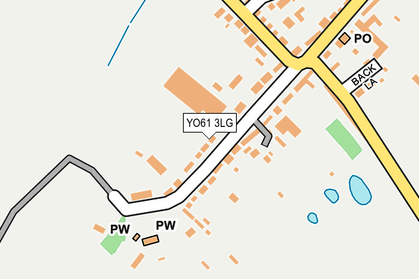 YO61 3LG map - OS OpenMap – Local (Ordnance Survey) YO61 3LG map - OS OpenMap – Local (Ordnance Survey)