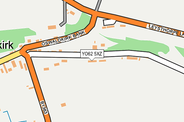 YO62 5XZ map - OS OpenMap – Local (Ordnance Survey) YO62 5XZ map - OS OpenMap – Local (Ordnance Survey)
