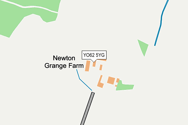 YO62 5YG map - OS OpenMap – Local (Ordnance Survey)
