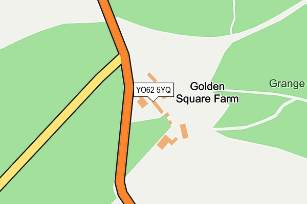 YO62 5YQ map - OS OpenMap – Local (Ordnance Survey)